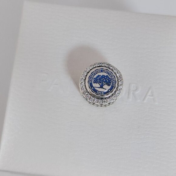Pandora Hampton University Charm Bead S925 Silver with box - Picture 9 of 10